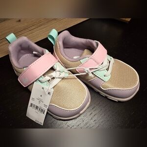 NWT See Kai Run Basics Toddler Tenny Sneakers - Gold - Size 6